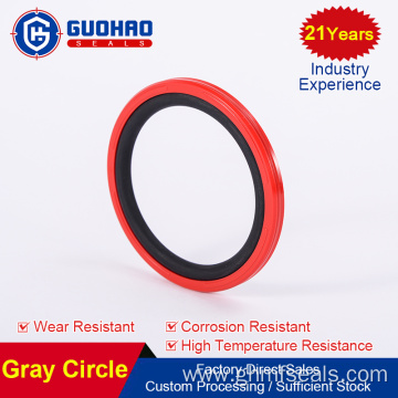 Rubber Ring Heat Resistant Sealing Silicone Gray Circle